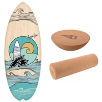 F2 Set Balance Board Halfshell 80x30cm + Halbkugel und