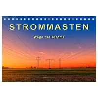 Calvendo Strommasten - Wege des Stroms (Tischkalender 2026 DIN