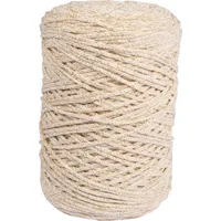 Rayher Braidy Recycling Garn m.Goldfaden, 2mm øgeflochten ca. 240m,