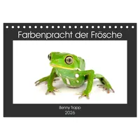 Calvendo Farbenpracht der Frösche (Tischkalender 2026 DIN A5 quer),