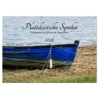 Calvendo Plattdüütsche Sprökje 2026 (Tischkalender 2026 DIN A5 quer),
