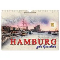 Calvendo Hamburg für Genießer (Wandkalender 2026 DIN A4 quer),