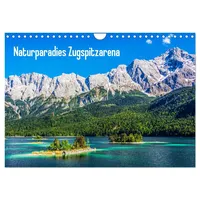 Calvendo Naturparadies Zugspitzarena (Wandkalender 2026 DIN A4 quer), CALVENDO