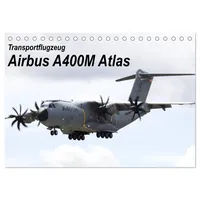 Calvendo Transportflugzeug Airbus A400M Atlas (Tischkalender 2026 DIN A5