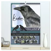 Calvendo Krähen - Clever notiert! Mit Köpfchen durchs ganze