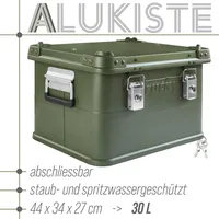 Trucky Allzweckkiste Auswahl 30-140 L Aluminium Box mit Deckel