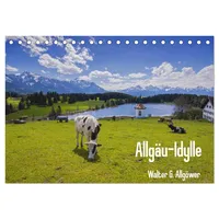 Calvendo Allgäu-Idylle (Tischkalender 2026 DIN A5 quer), CALVENDO Monatskalender