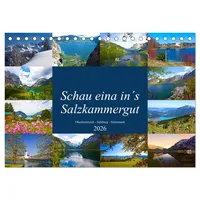 Calvendo Schau eina in ́s Salzkammergut (Tischkalender 2026 DIN