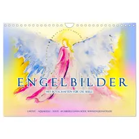 Calvendo Engelbilder mit Botschaften für die Seele (Wandkalender 2026