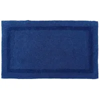 Homescapes Badteppich Dunkelblau 120 x 70 cm