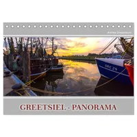 Calvendo Greetsiel-Panorama (Tischkalender 2026 DIN A5 quer), CALVENDO Monatskalender: