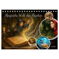 Calvendo Magische Welt der Bücher - Fantastische Abenteuer zwischen