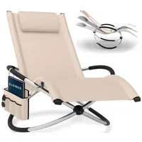 Eloneo Relaxliege Schaukelliege Beige