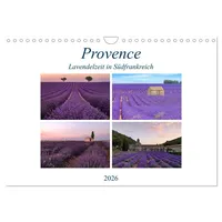 Calvendo Provence, Lavendelzeit in Südfrankreich (Wandkalender 2026 DIN A4