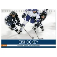 Calvendo Eishockey! Schneller, härter, das Powergame! (Tischkalender 2026 DIN