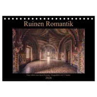 Calvendo Ruinen Romantik (Tischkalender 2026 DIN A5 quer), CALVENDO