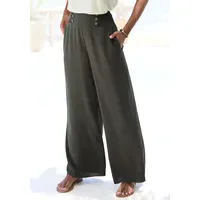 LASCANA Palazzohose Wide-Leg Grün 40