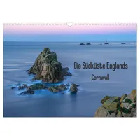 Calvendo Die Südküste Englands - Cornwall (Wandkalender 2026 DIN