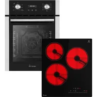 KKT Kolbe Backofen und Kochfeld SET4505KF45RL - Schwarz