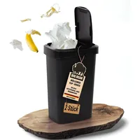 BigDean Mülleimer 50 l Schwarz