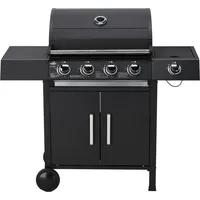 AGA Gasgrill BBQ8083 - Schwarz