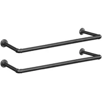 Songmics Wandgarderobe Dalson Schwarz