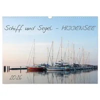 Calvendo Schiff und Segel - HIDDENSEE (Wandkalender 2026 DIN