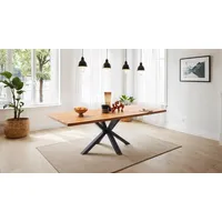 'massivart' Esstisch Baumkante Optik Wildeiche massiv geölt 160 x