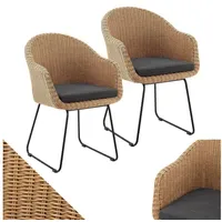 Juskys  Cody Gartenstuhl 59 x 57 x 82 cm