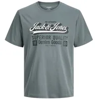 JACK & JONES Shirt JJELOGO in Grau XXL