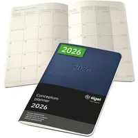 Sigel Tischkalender Conceptum 2026, ca. A6, dunkelblau, C2687 1