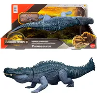 Mattel Gigantic Thrashers Purussaurus Dinosaurierfigur, mehrfarbig
