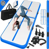 Kesser KESSER® Turnmatte Aufblasbar Airtrack Fitness-Matte Gymnastikmatte inkl. Tragetasche