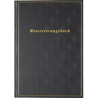 Rido rido/idé Reservierungsbuch 2026 | A4, Kunststoff, schwarz