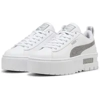 Puma Mayze Glitter Sneakers 37.5, White Silver metallic), -