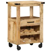 VidaXL Küchenwagen 55x40x80 cm Massivholz Mango