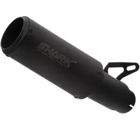 Shark exhaust RCT Edelstahl beschichtet schwarz-matt, schwarz