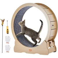 Vevor Katzenlaufrad, großes Katzenlaufband für Hauskatzen, 91 cm Katzenlaufrad