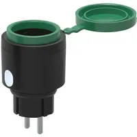 Offgridtec Smarte Außensteckdose WiFi IP44 Schwarz