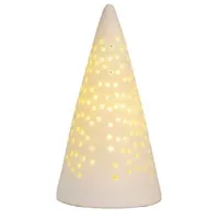 Räder Mini LED Lichttanne klein Dia:4cm Höhe:7,5cm Weiß