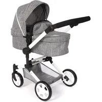 Bayer Chic 2000 2in1 Carrozzina Bambola Combinata Linus Jeans