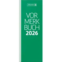 Brunnen Vormerkbuch 785 11x29,7cm 1 Tag/Seite Deckenband grün 2026