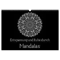 Calvendo Entspannung und Ruhe durch Mandalas (Wandkalender 2026 DIN