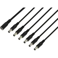 TRU Components TC-13232720 DC-Steckverbinder Buchse - Stecker 5.5mm 2.1mm