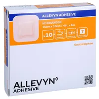 1001 Artikel Medical ALLEVYN Adhesive 10x10cm haftende Wundauflage 10