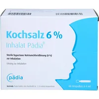 Pädia Pädia, Inhalator, Kochsalz 6% Inhalat Paedia, 60 St