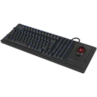 KeySonic KSK-8202ELU-T Full-Size Tastatur mit Trackball
