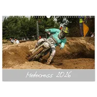 Calvendo Motocross 2026 (Wandkalender 2026 DIN A3 quer), CALVENDO