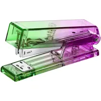 IDENA Heftgerät Bicolor Acryl für Klammern, 24/6 bis zu