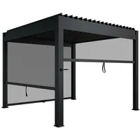 Juskys Seitenwand für Lamellendach Tahiti 3 x 2,4 m